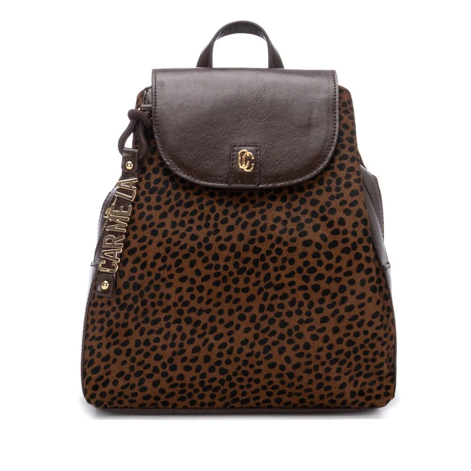 Carmela 18625101 sac à dos marron imprimé animal