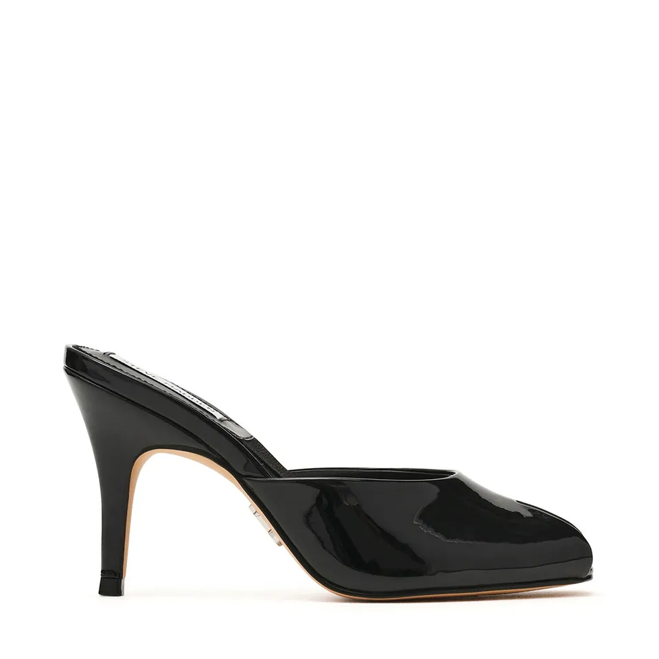 Steve Madden Solera escarpins vernis noir talon 6 cm