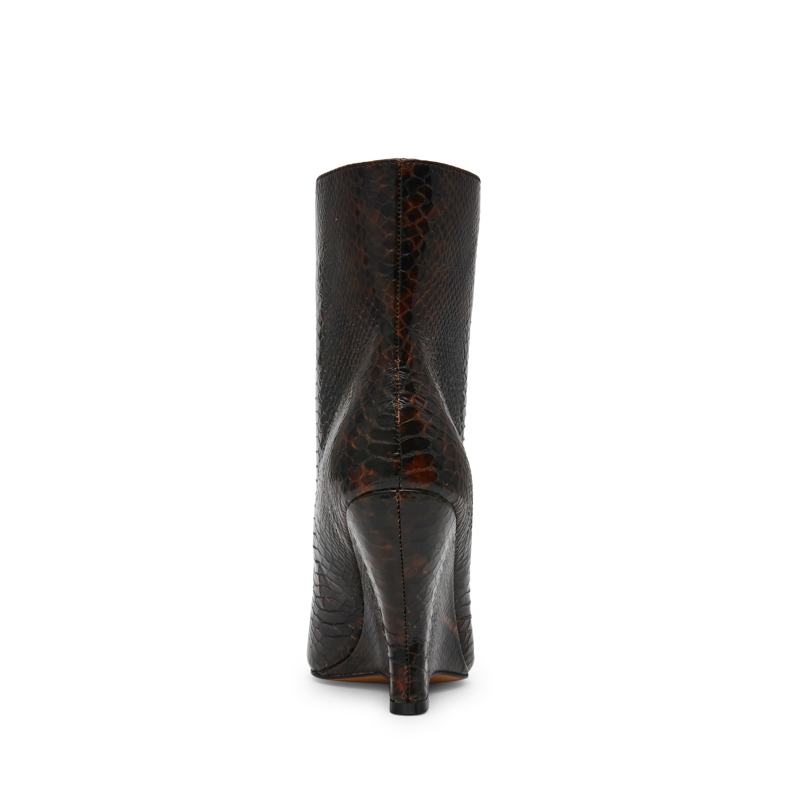 Steve Madden Rylix bottines cuir serpent marron 10 cm