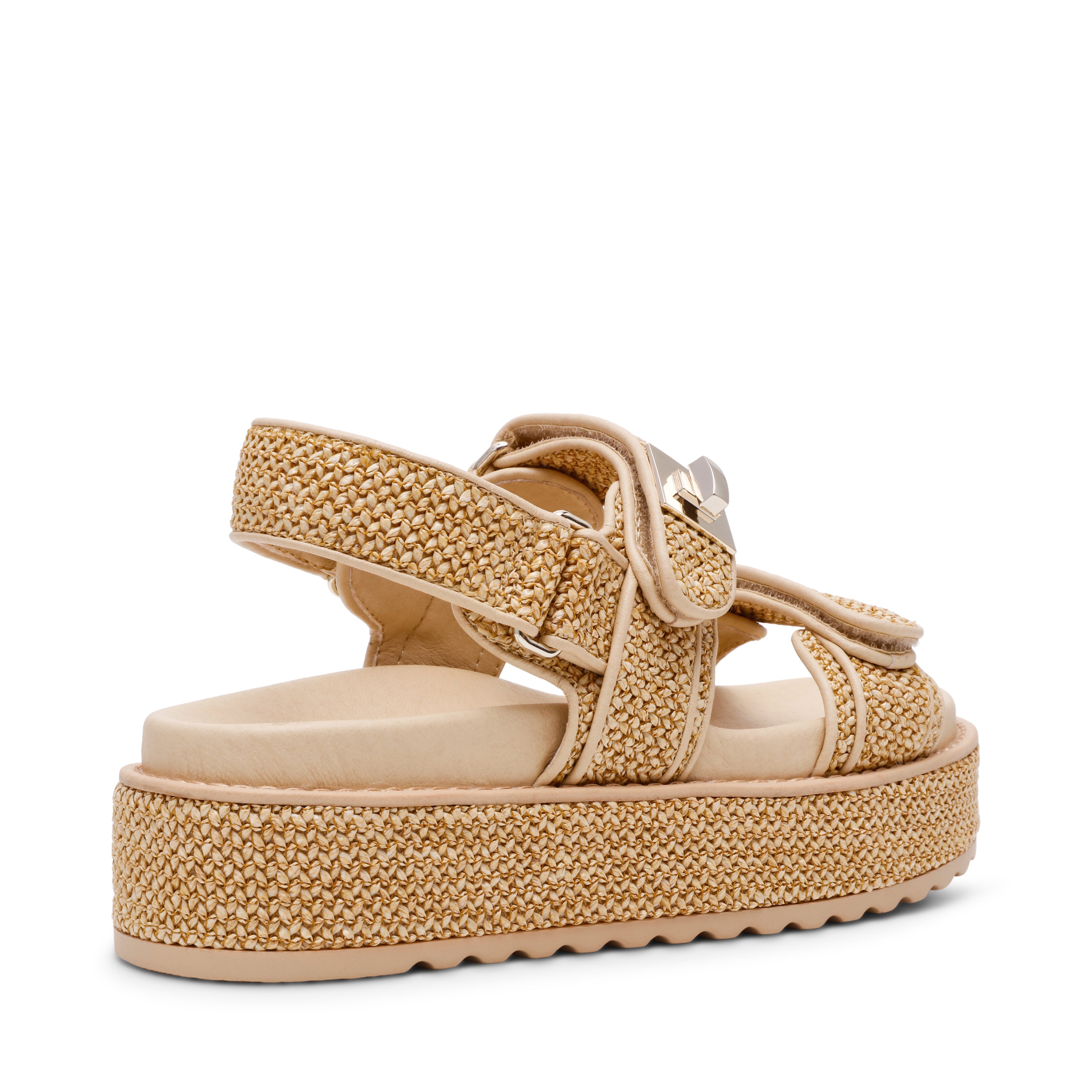 Steve Madden Bigmona sandale raphia naturel
