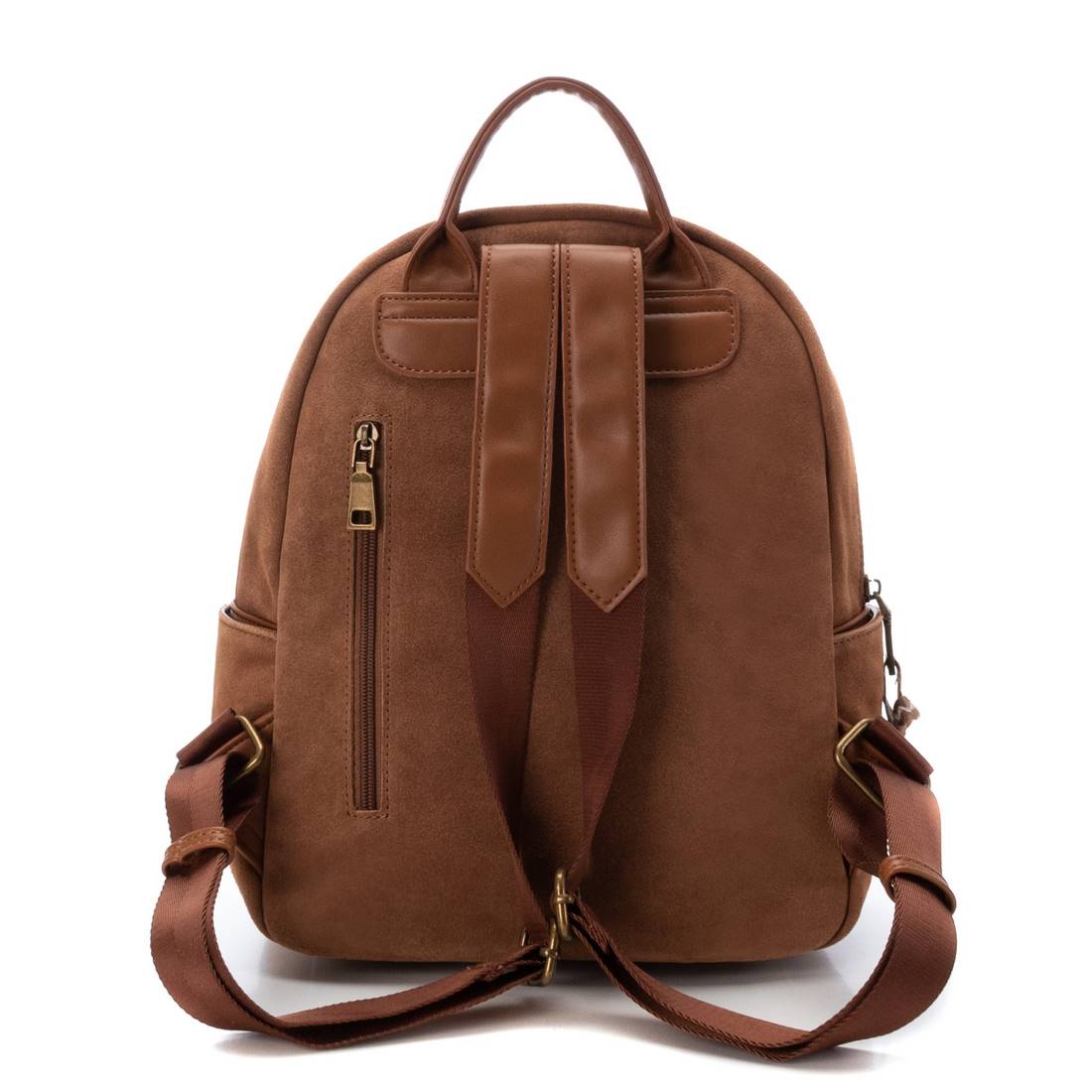 Carmela 18605002 sac à dos marron cuir véritable