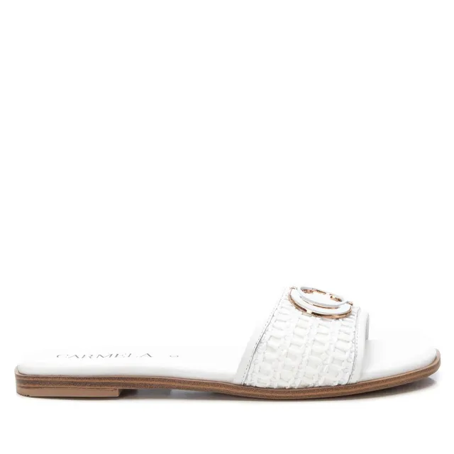 Carmela 16219306 sandales femme plates blanches
