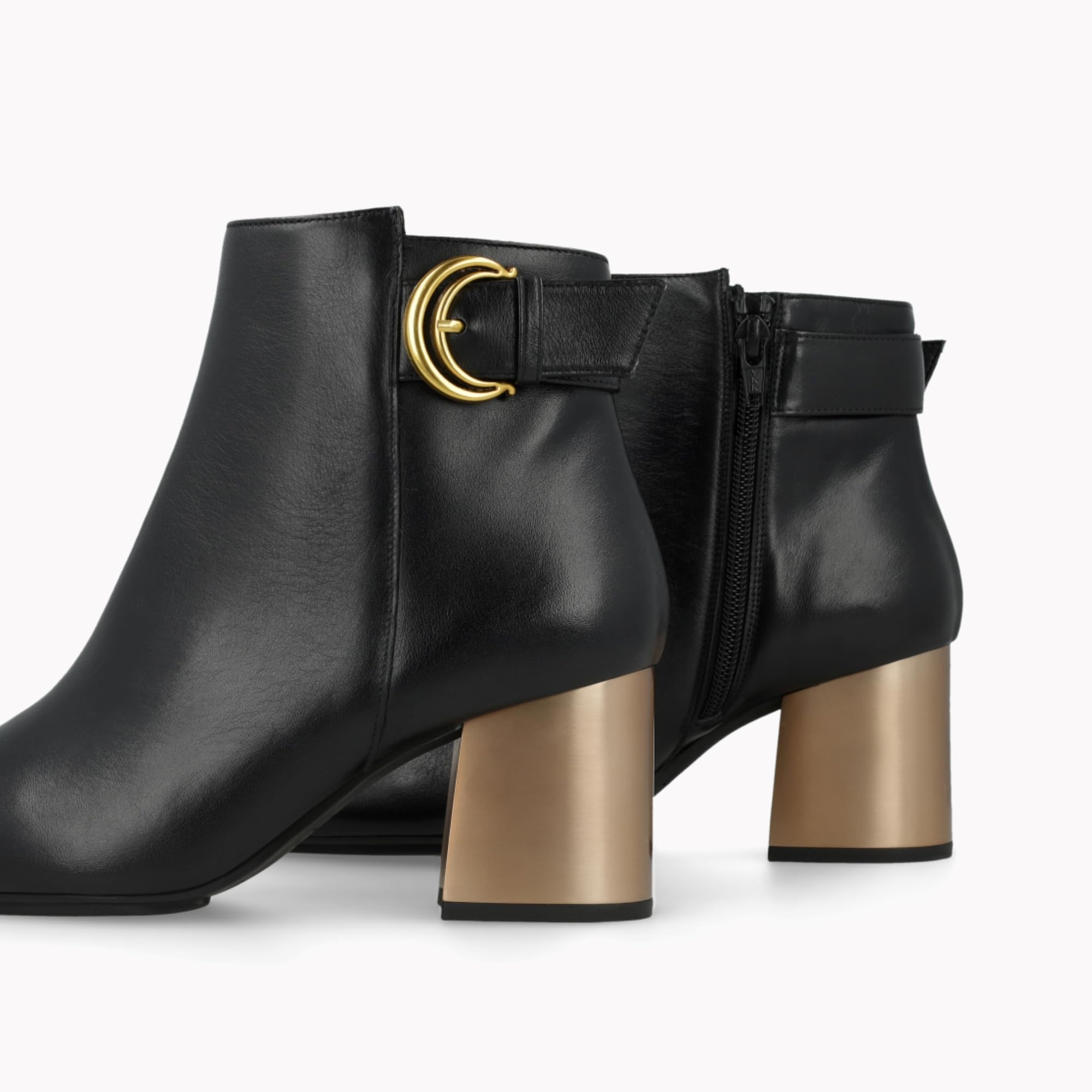 LODI Nuez bottines cuir noires habillées