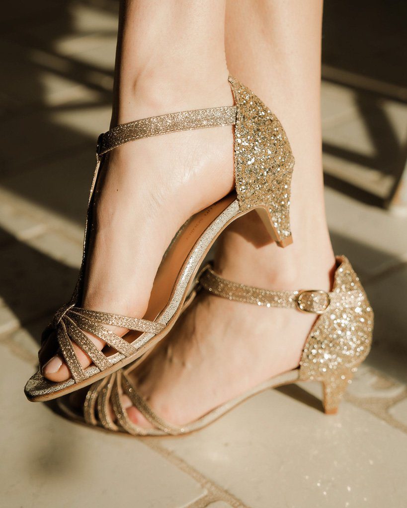 Dessine Moi Un Soulier Chloe sandale cuir champagne