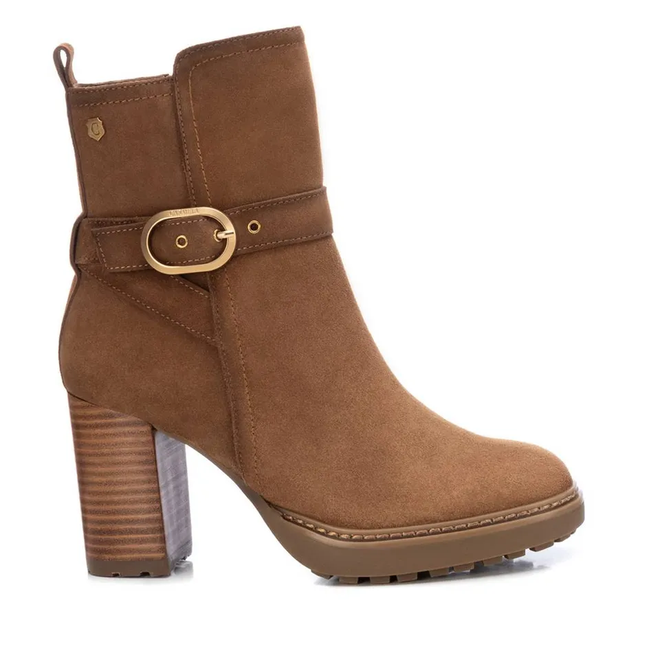 Carmela 16113502 bottine suède marron talon 8 cm