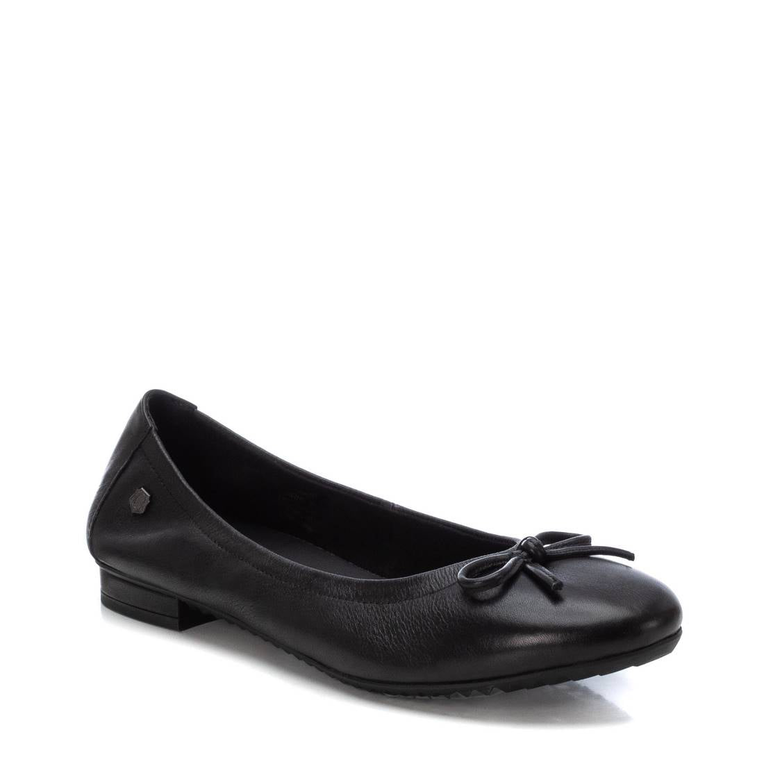 Carmela 16187102 ballerine cuir noir semelle plate