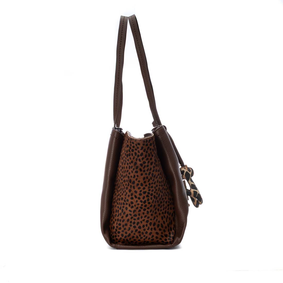 Carmela 18624903 sac épaule marron animal print
