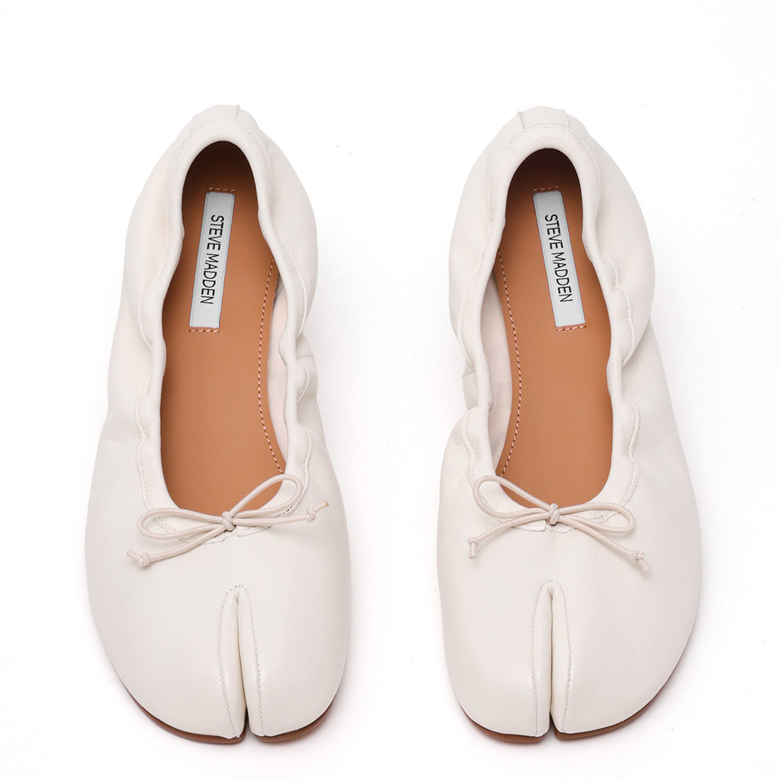 Steve Madden Carin ballerines cuir beige talon 1,5 cm