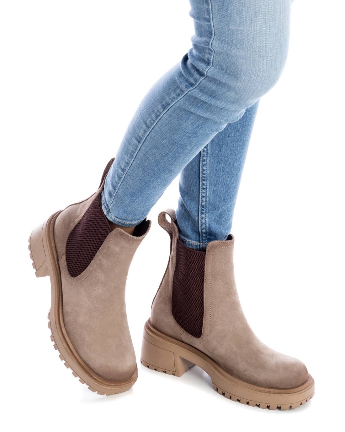 Carmela 16038202 bottine chelsea cuir marron