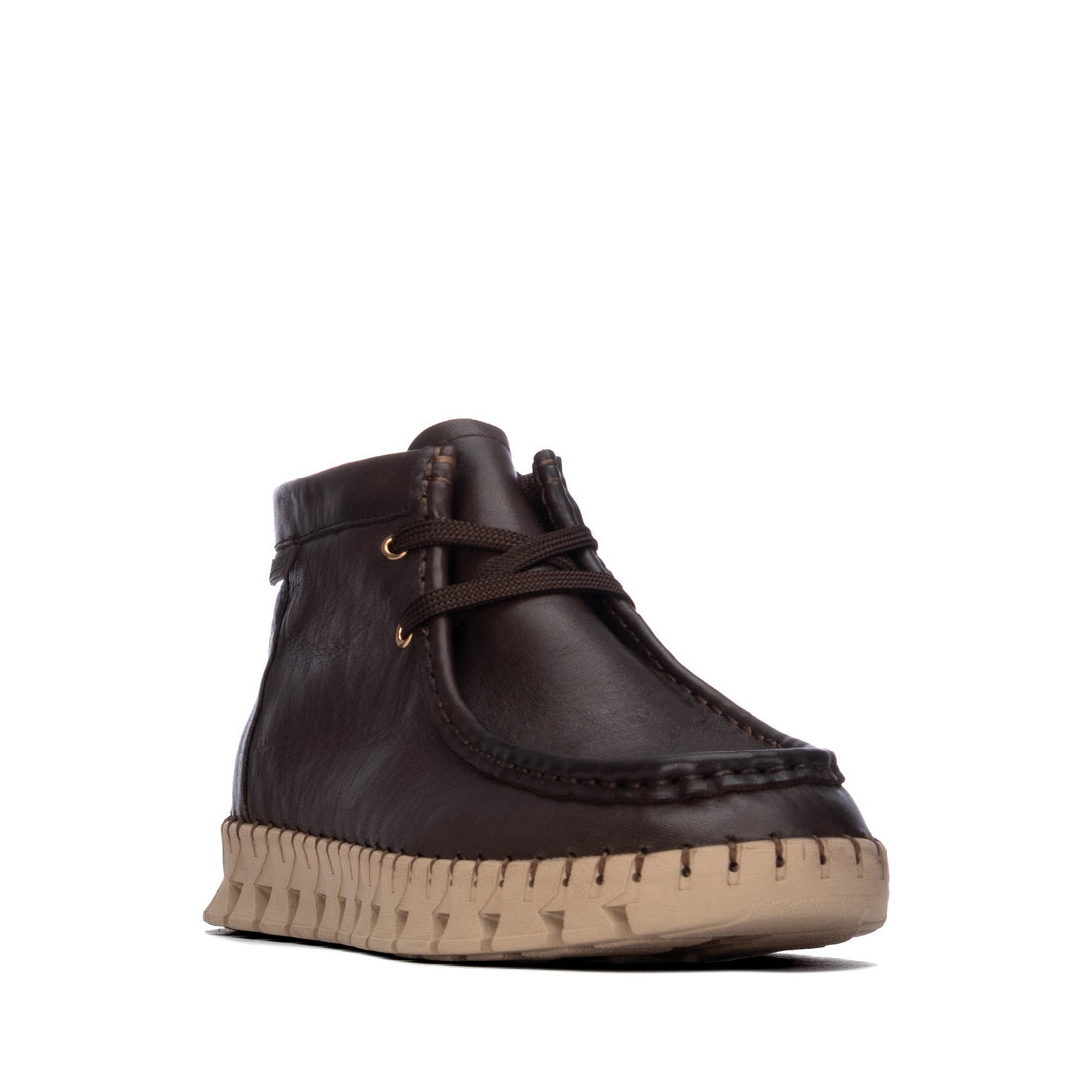 Carmela 16438203 bottine femme marron cuir lacets