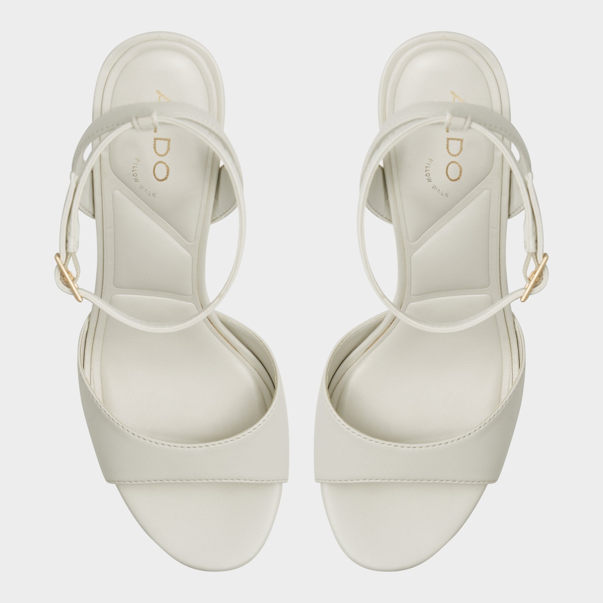 ALDO Valoria sandales talons compensés blanc