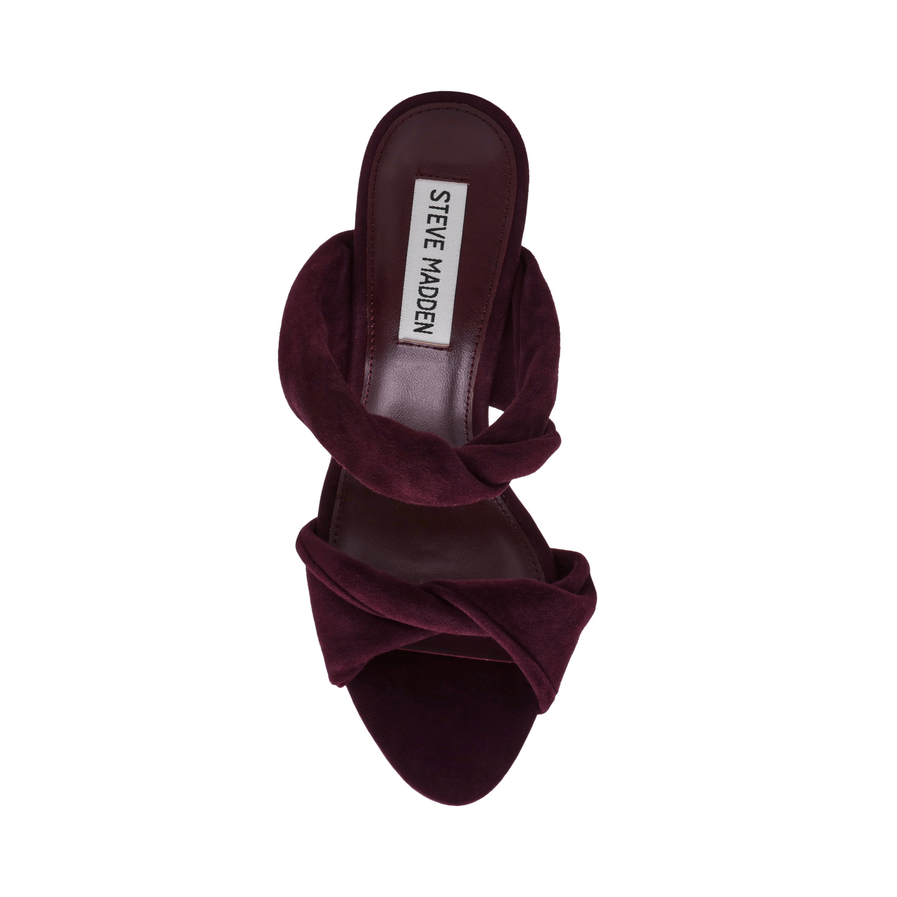 Steve Madden Trophy sandale compensee bordeaux 10 cm