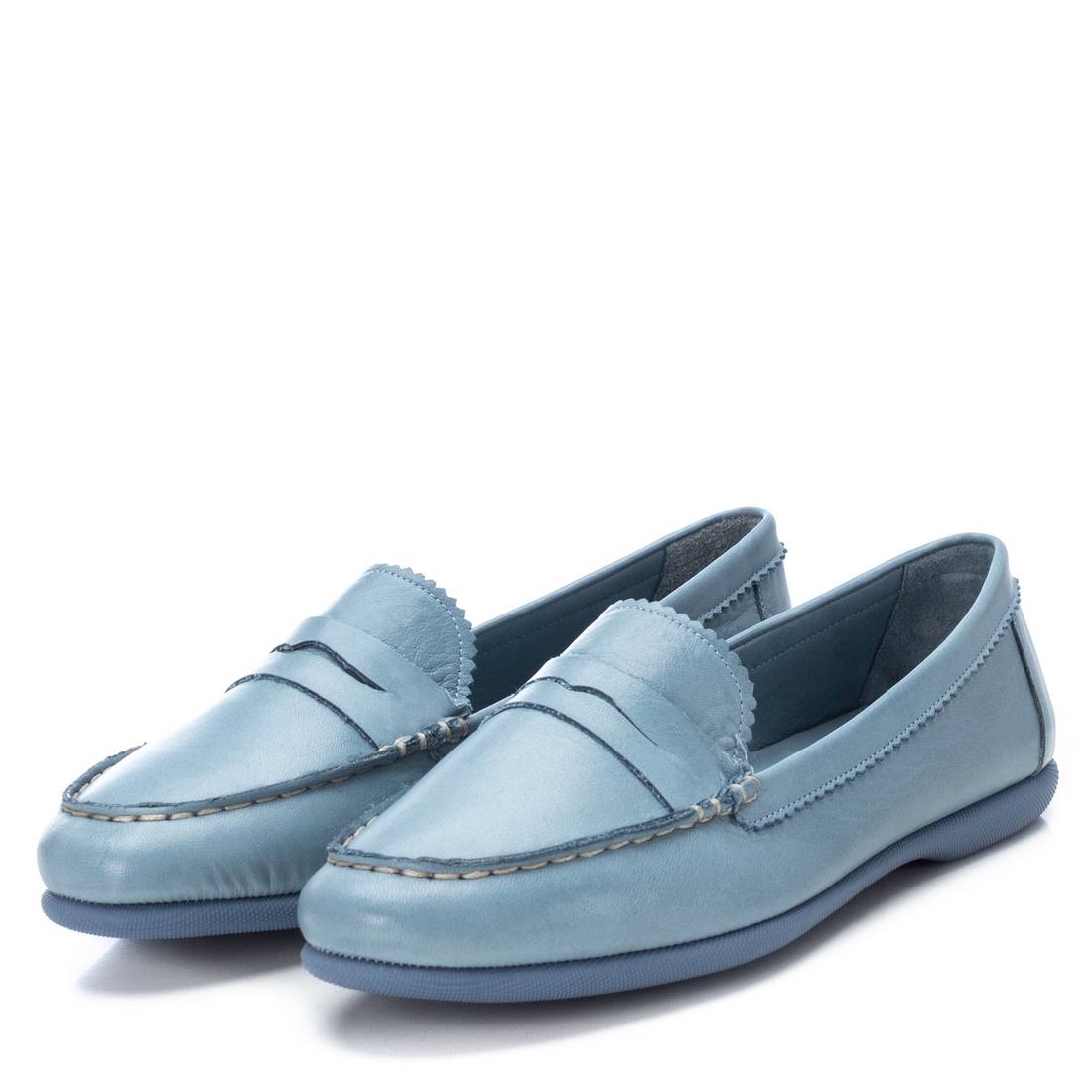 Carmela 16061108 mocassins femme bleu cuir