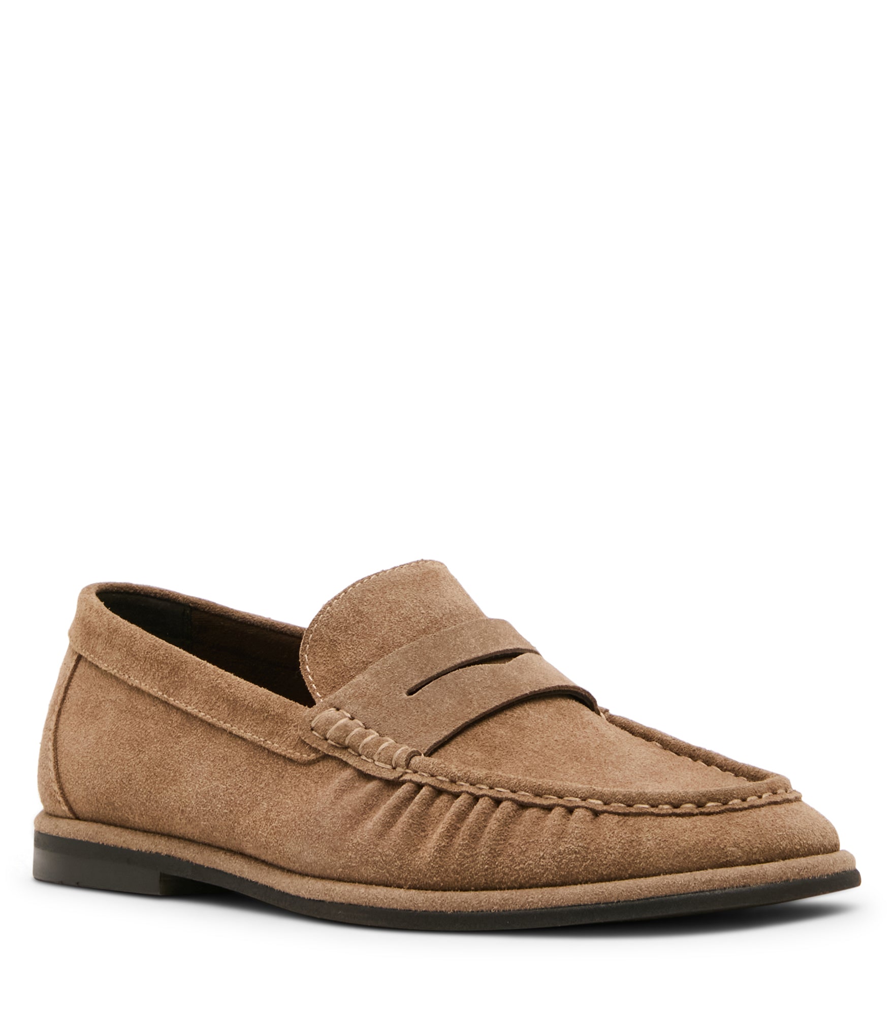 Steve Madden Derry mocassins homme daim taupe