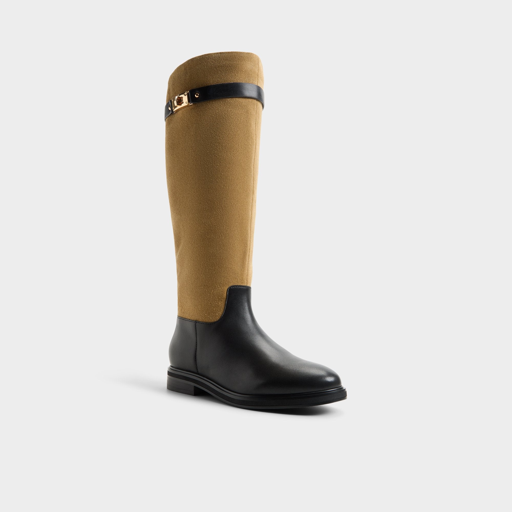 ALDO Levie bottes cavalières suède beige