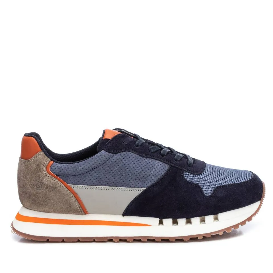 Carmela 16081603 sneakers homme cuir bleu à lacets