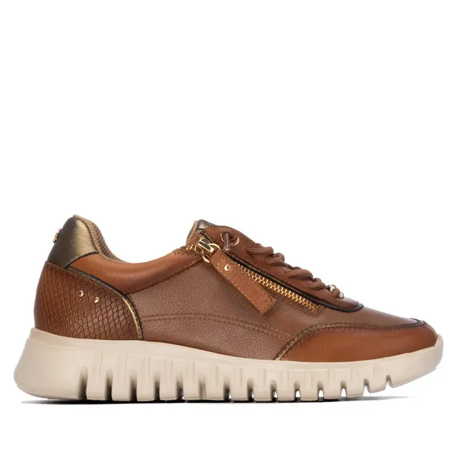 Carmela 164244 16424402 basket cuir camel