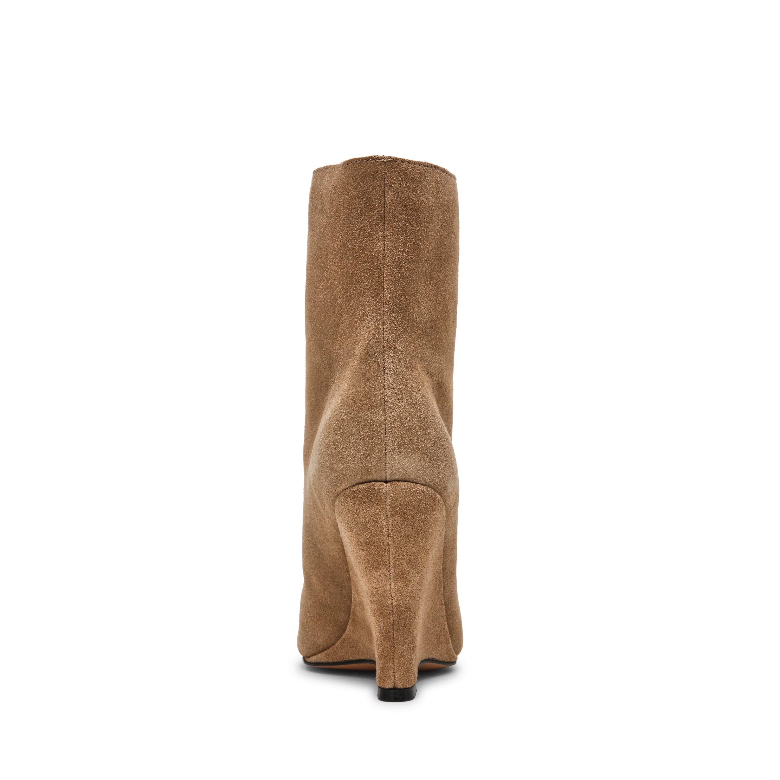 Steve Madden Rylix bottine taupe daim compensée 10 cm