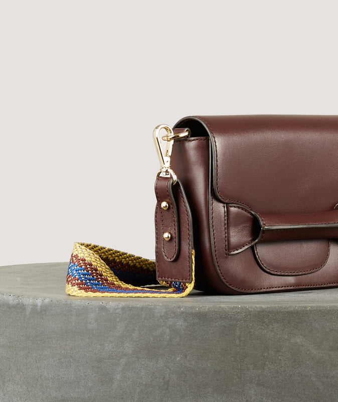 Tila March Ali Mini sac cuir vin bordeaux