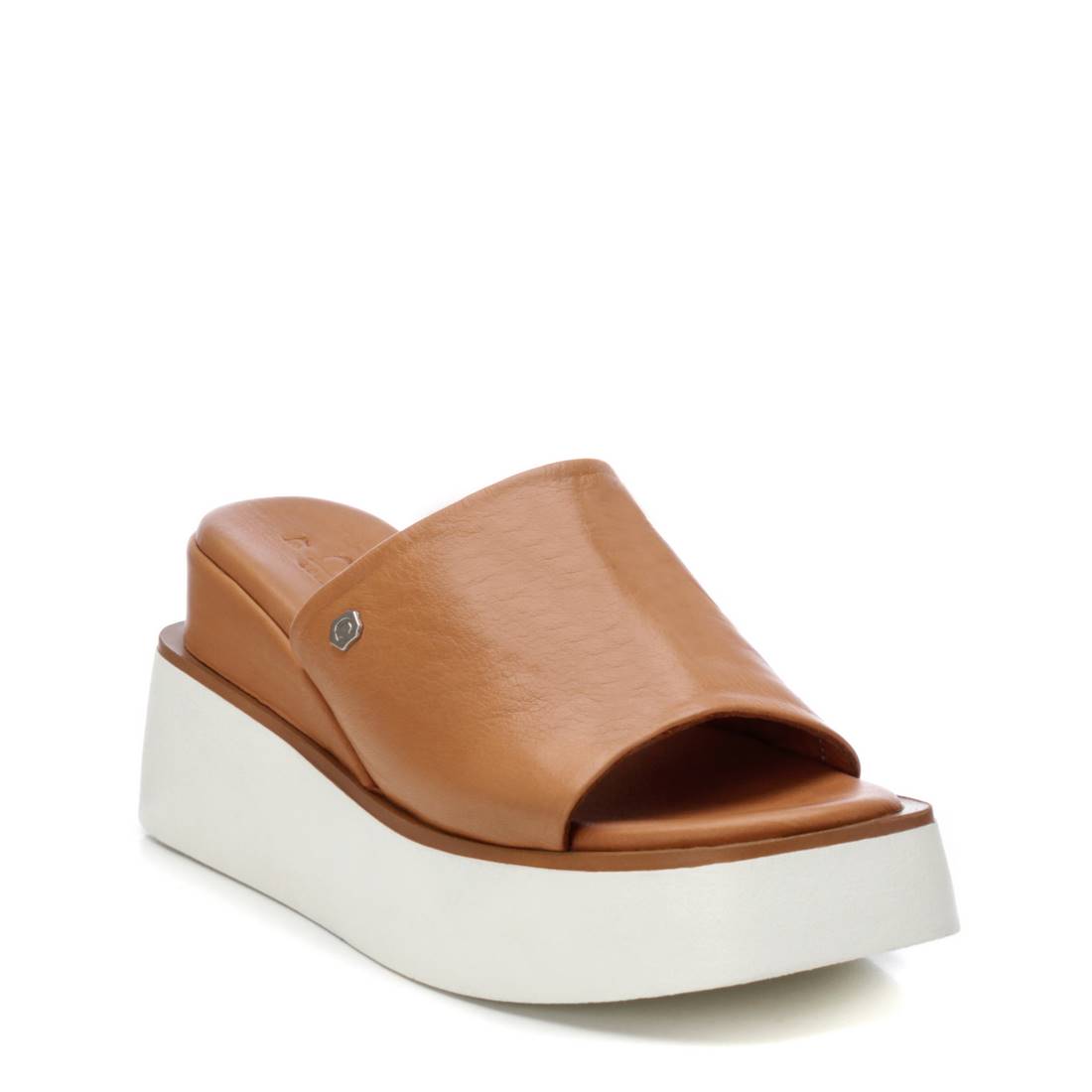 Carmela 16078801 sandale femme marron cuir compensée 8 cm
