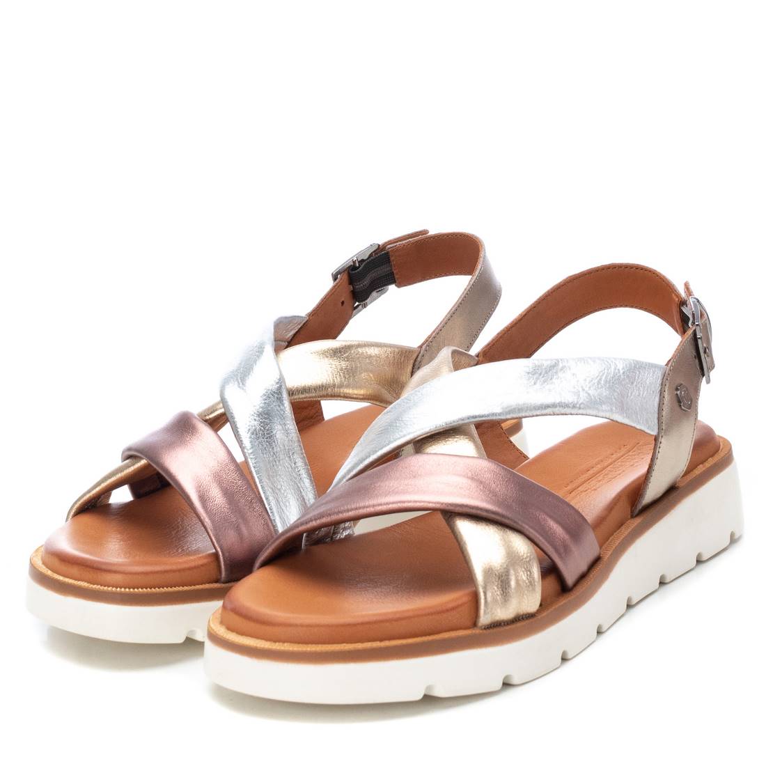 Carmela 16075901 sandale femme cuir gris