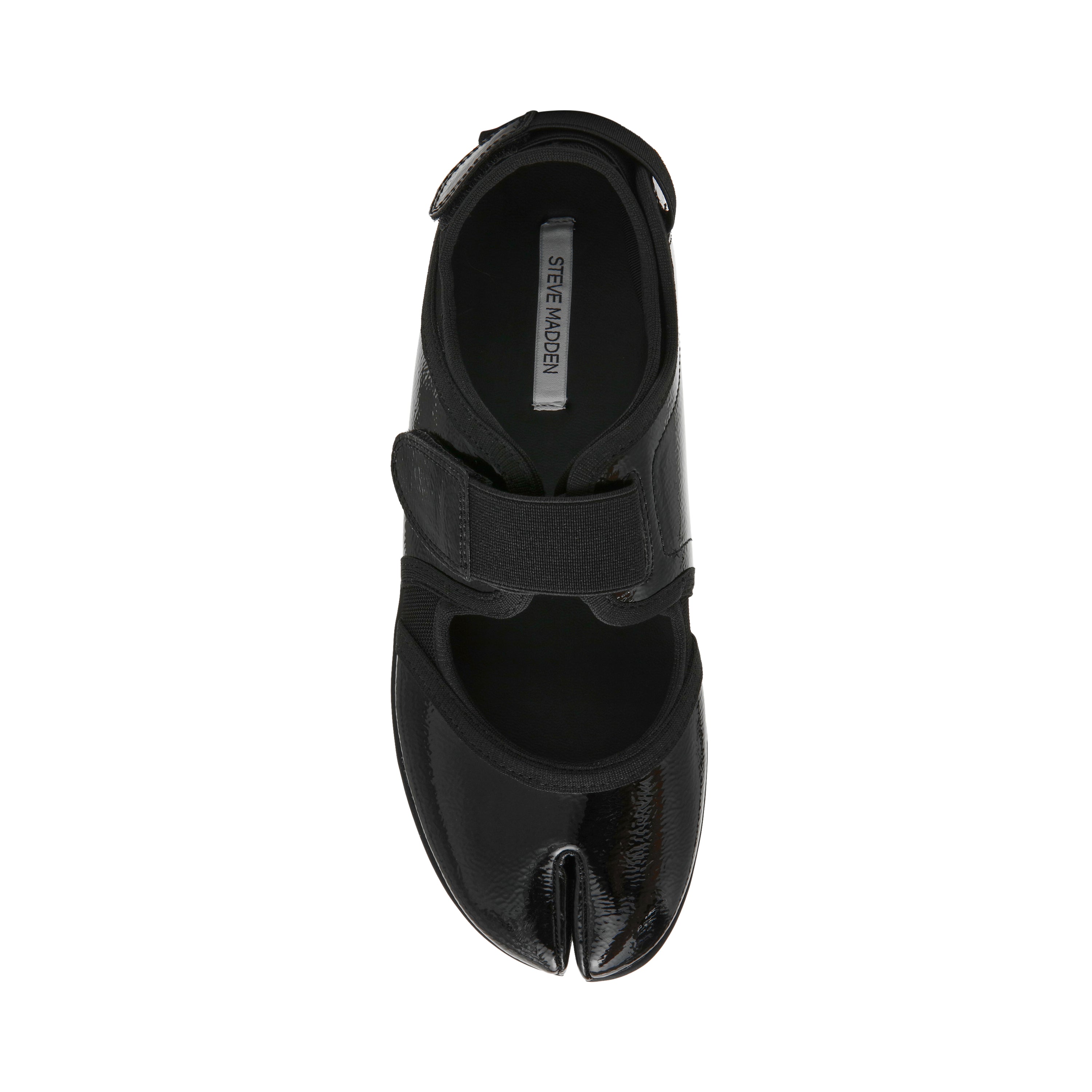 Steve Madden Rapid ballerine vernie noire bride