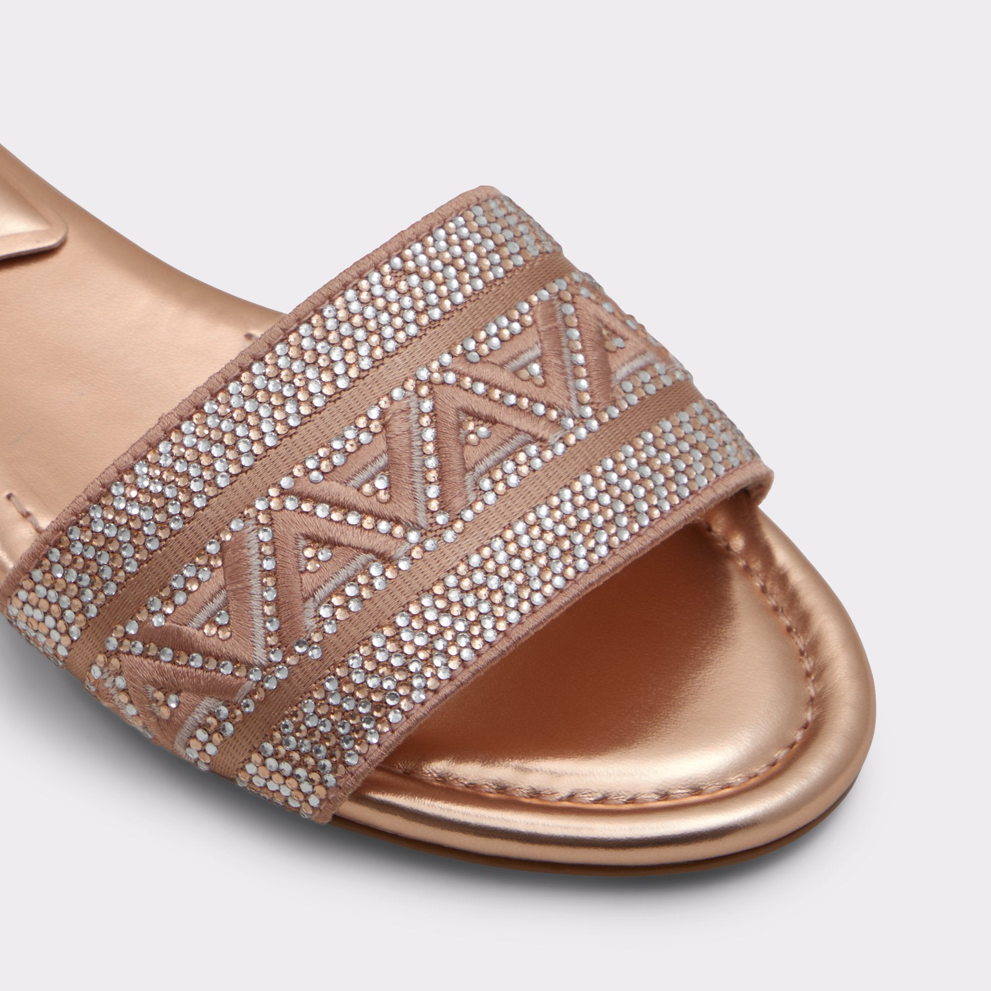 ALDO Ghalia claquettes beige strass