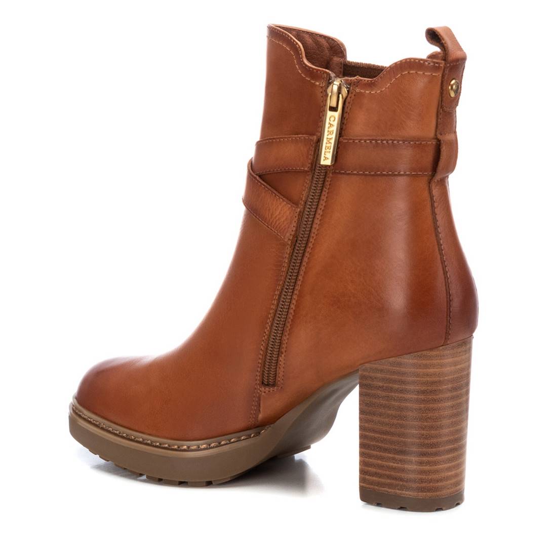 Carmela 16116102 bottines cuir marron talon 8cm