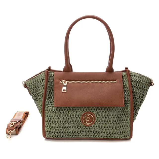 Carmela 18613204 sac épaule rafia vert aqua