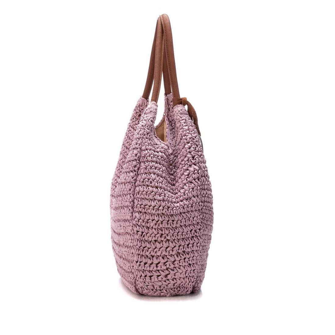 Carmela 18610403 sac femme violet raphia épaule