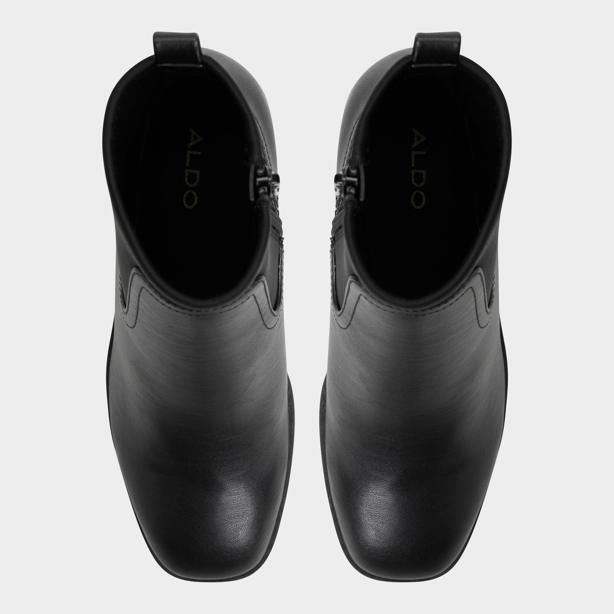 ALDO Marrgo bottines talons noires cuir