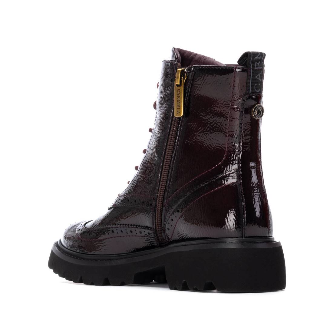 Carmela 16259304 bottine vernie bordeaux talon