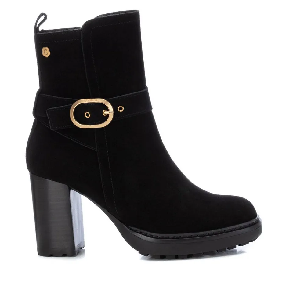 Carmela 16113501 bottine cuir noir talon 8 cm 35-41