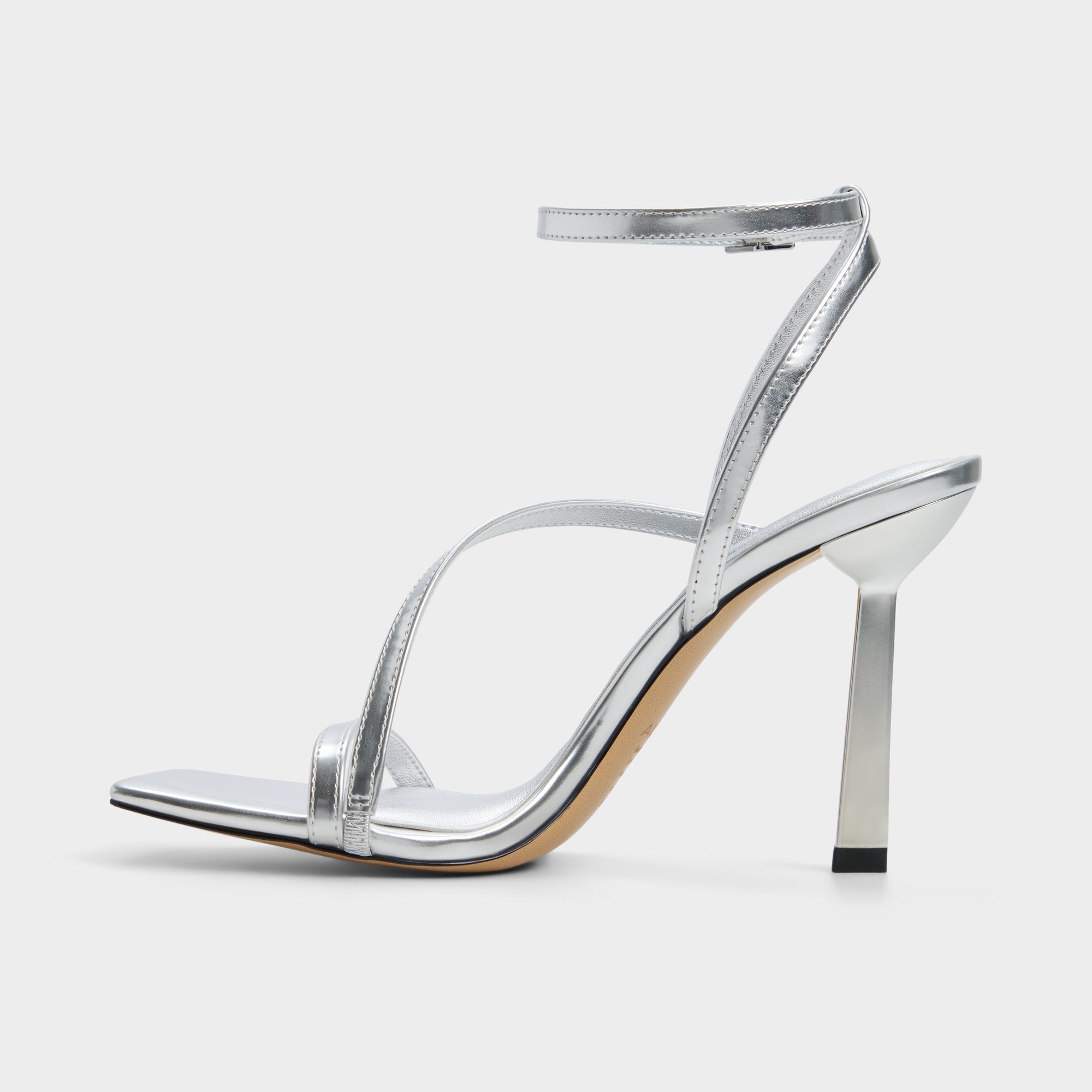 ALDO Scintilla bottines à talon argenté soirée