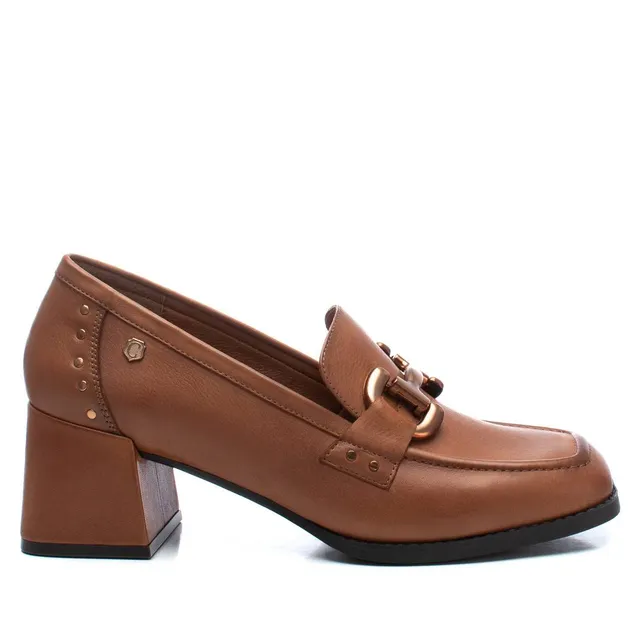 Carmela 16194102 mocassins femme marron cuir talon 6 cm