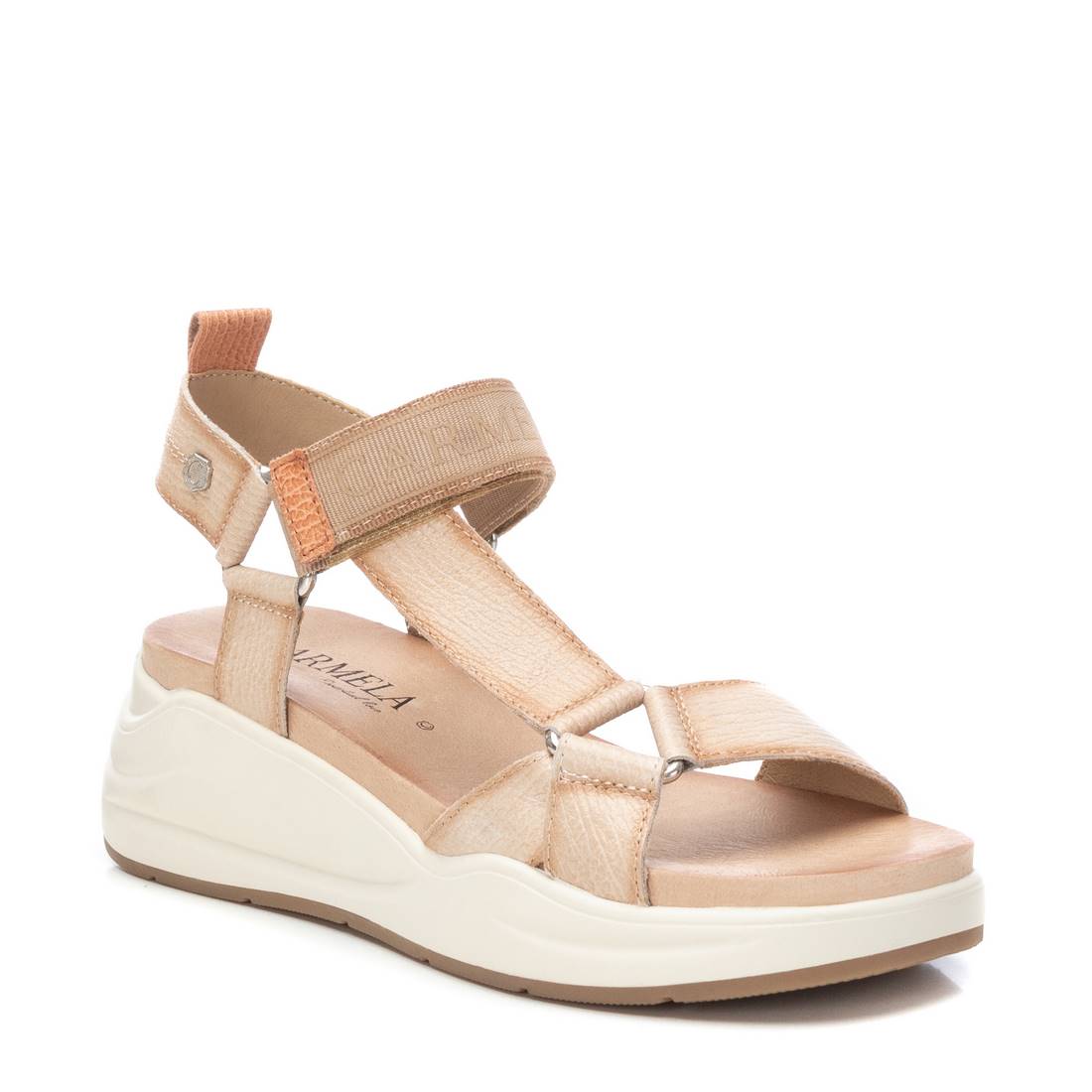 Carmela 16155103 sandales femme marron cuir en T