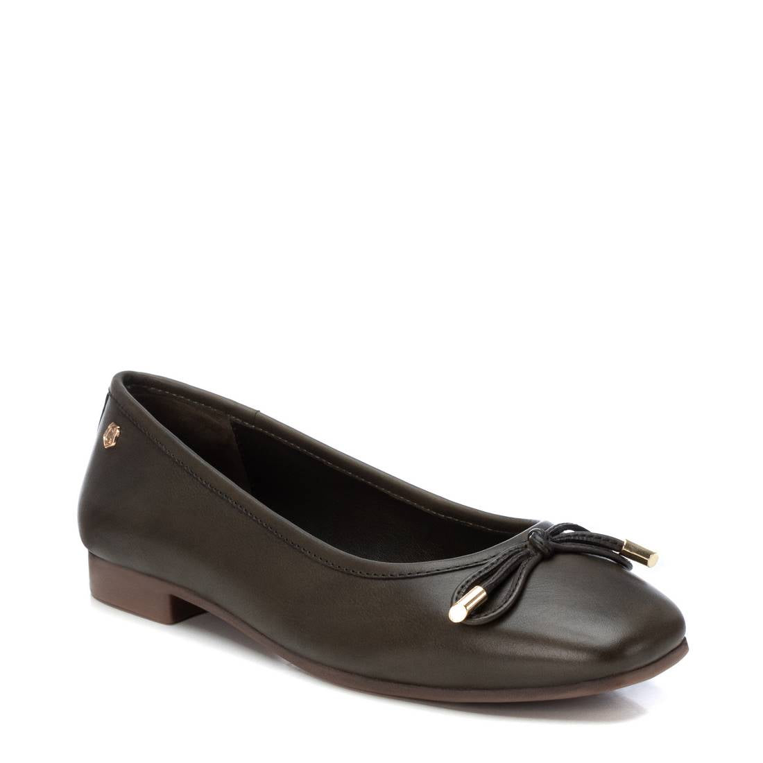 Carmela 16179106 ballerine cuir vert talon plat