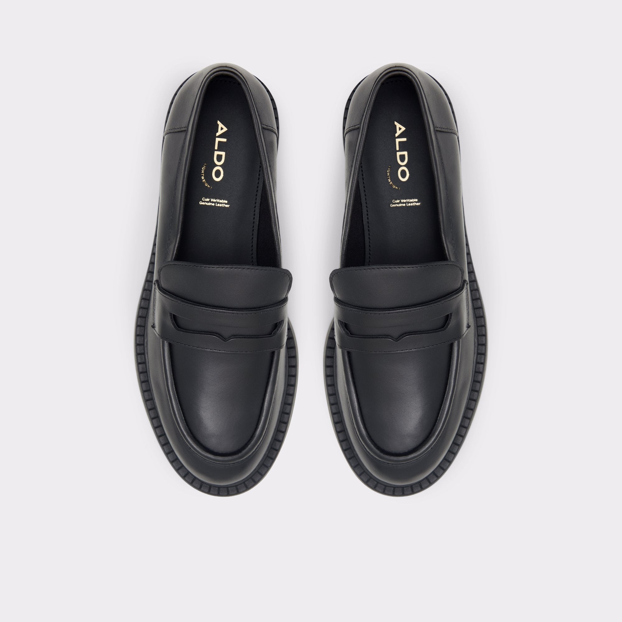 ALDO Bigplan mocassins à talon noir