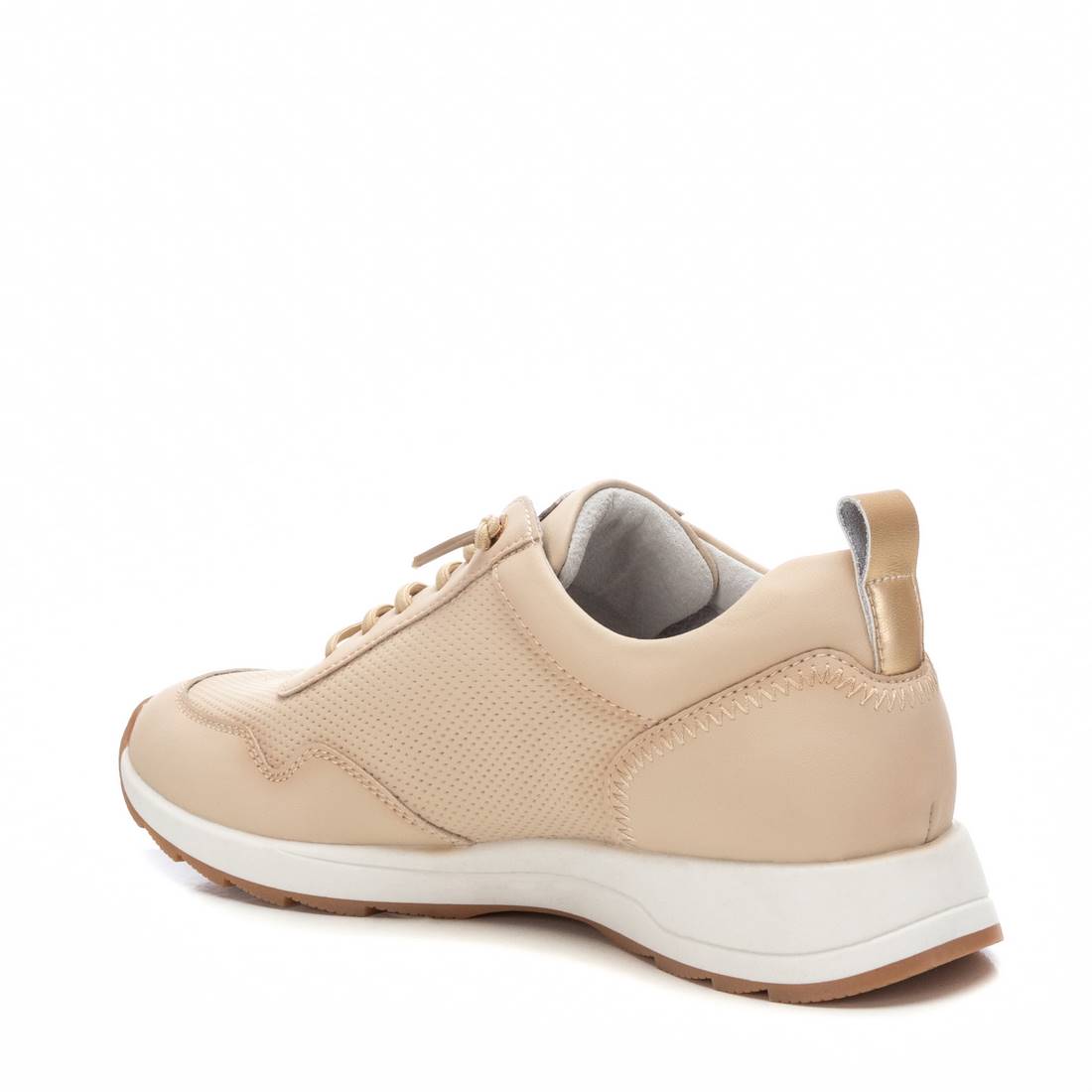 Carmela 16215202 baskets femme beige cuir lacets