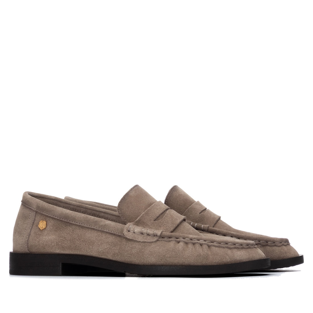 Carmela 16438903 mocassins femme marron cuir velours