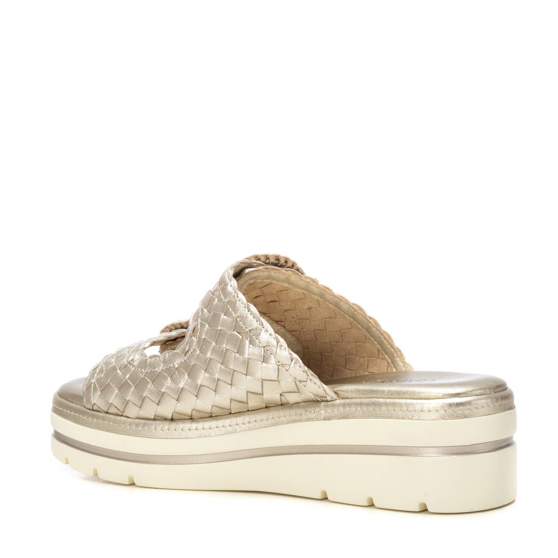 Carmela 16233505 sandale cuir doré compensée