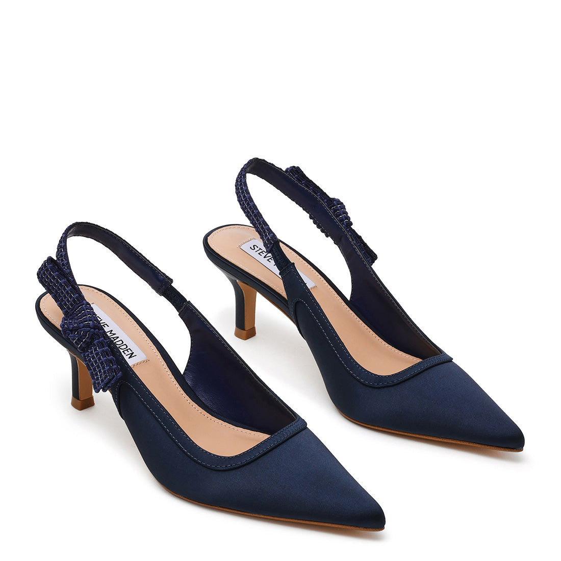 Steve Madden Ensemble escarpins satin marine talon 7 cm