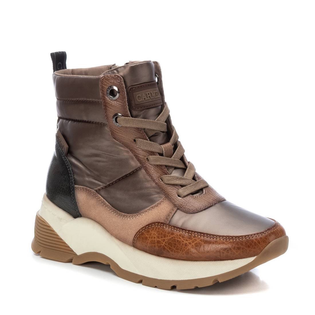 Carmela 16092705 baskets femme marron cuir