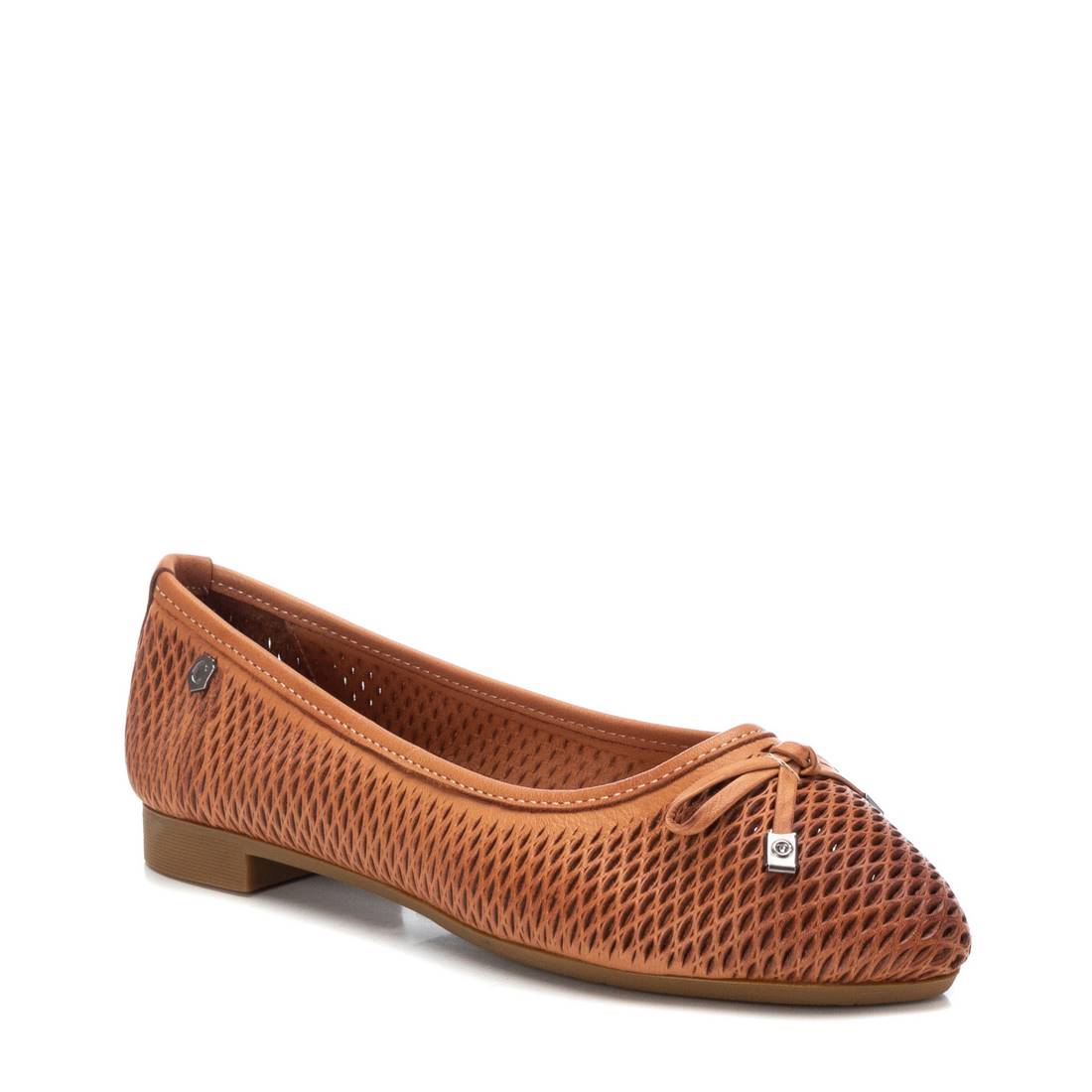 Carmela 16076101 ballerines cuir marron nœud