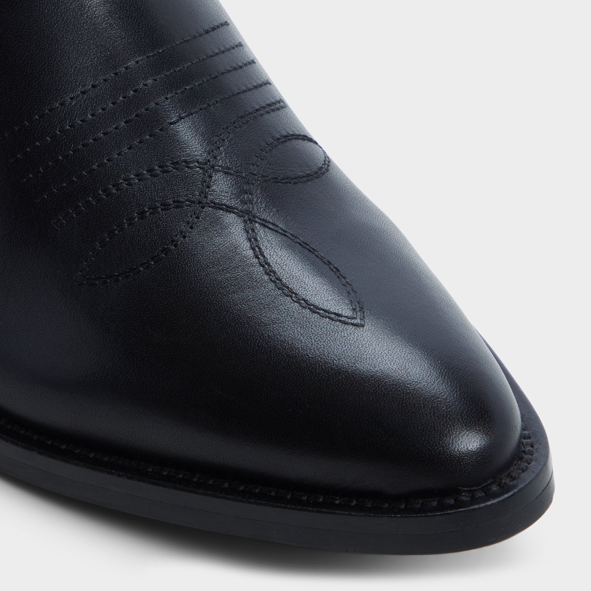ALDO Arvin bottes mi-mollet cuir noir