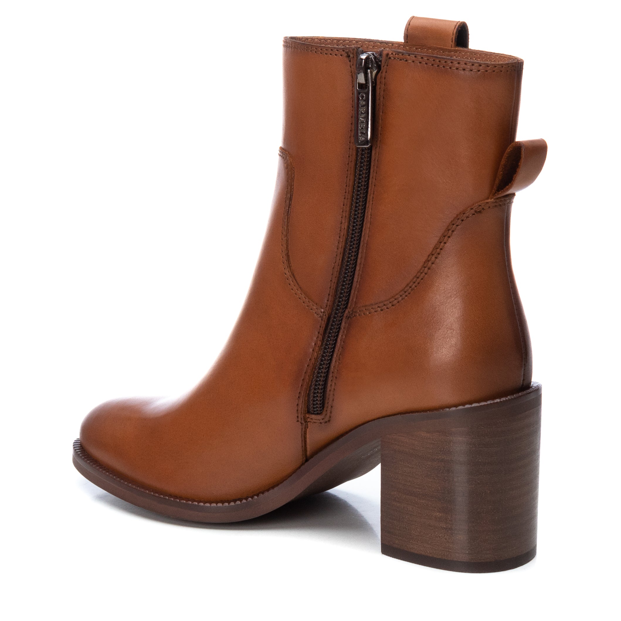 Carmela 16005801 bottines femme cuir marron talon 7 cm