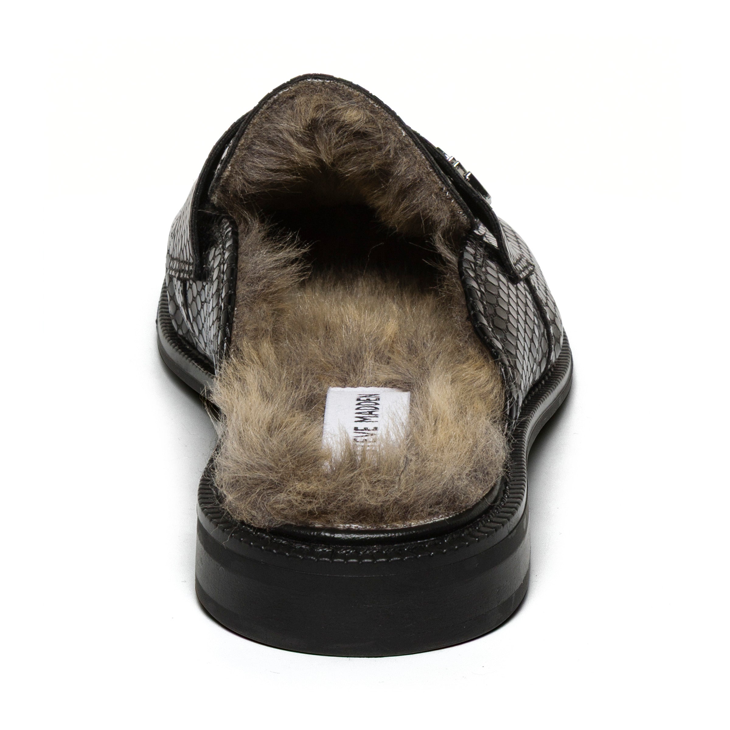 Steve Madden Isabeau-F mules serpent noir