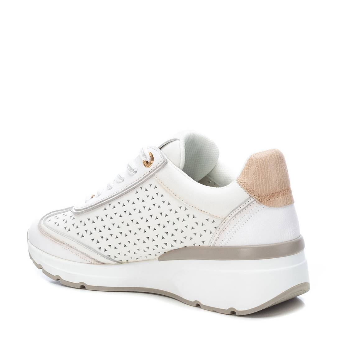Carmela 16142103 baskets cuir blanc ajoure point 35-41