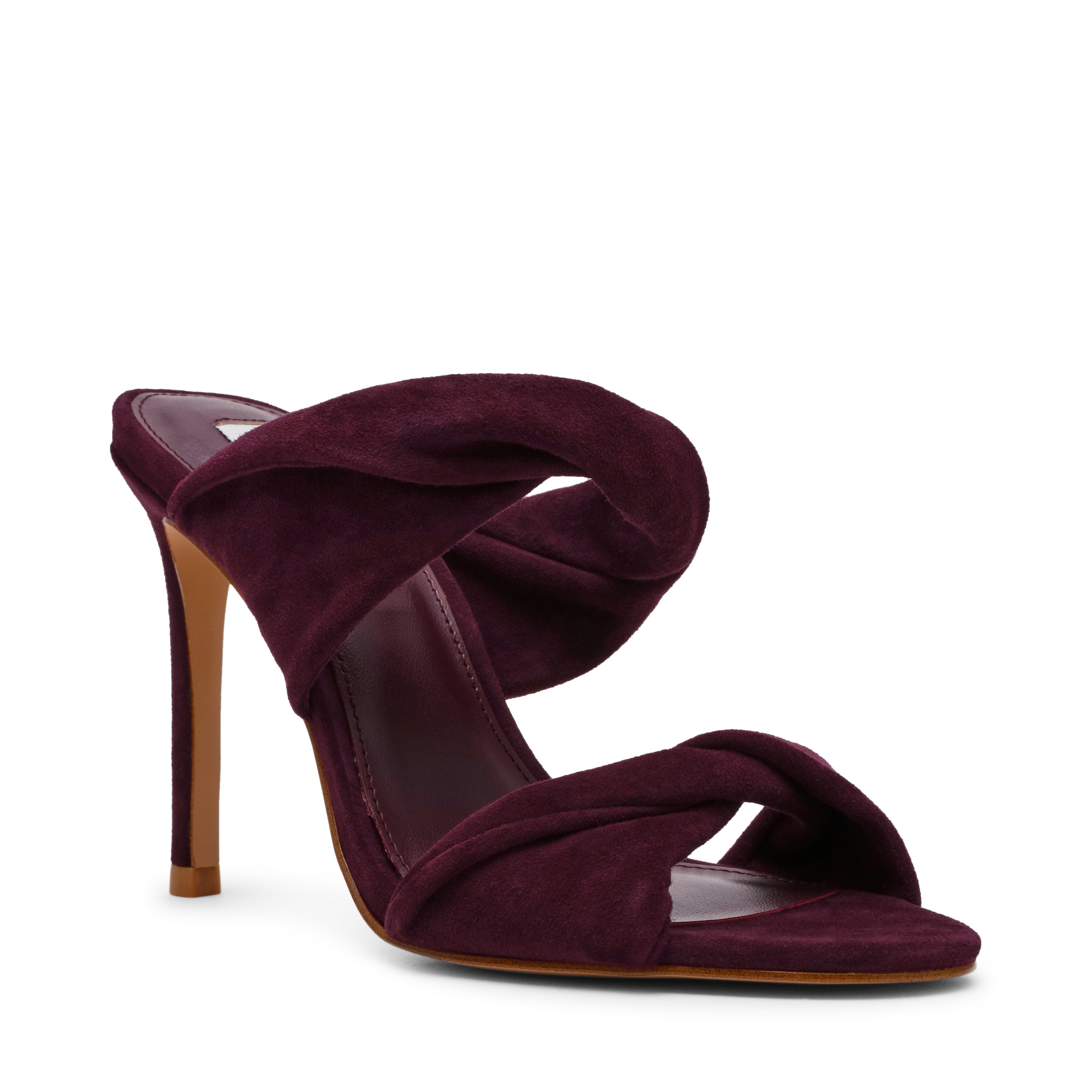 Steve Madden Trophy sandale compensee bordeaux 10 cm