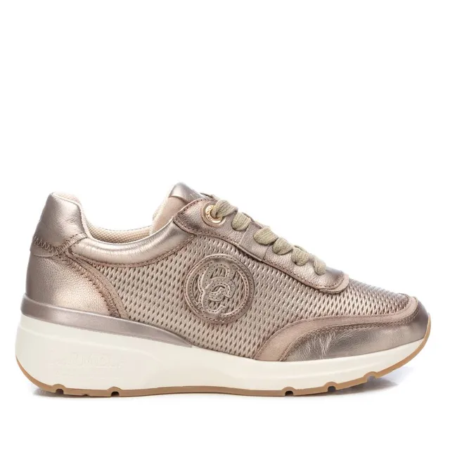 Carmela 16142001 basket cuir gris lacets